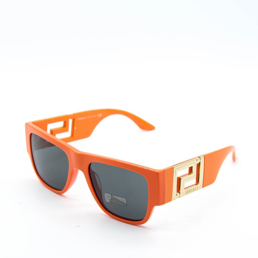 NEW VERSACE VE4403 534887 ORANGE SUNGLASSES AUTHENTIC W/CASE 57-20-140